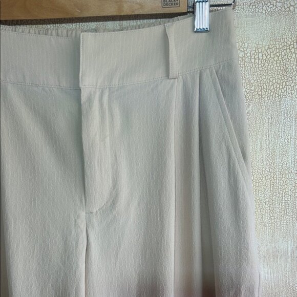 Alo Yoga Wide Leg Dreamscape Women's Trouser Beige Size XS - Picture 4 of 12